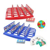 Yousheng Who Is It Board Game Kids Adults Family Night Classic Guessing Game Portable Travel 2 Players Interactive Tabletop Game Educational Toy B