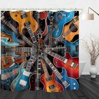 Vilkai po mėnuliu Keturių dalių vonios dušo užuolaida Grindų kilimėlis Trijų dalių tualeto dangtis Floor mat 40X60CM