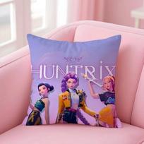 Hot Movie KPop D-Demon H-Hunters Pillow Cover Decorative Home Double-sided Print Square Pillow Living Room Decoration Pillowcase 18x18Inch