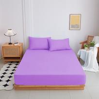 Užvalkalas su guma, vienspalvis, čiužinio apsauga, viengulei, dvigulei, karališko dydžio lovai, 100% medvilnė 2xPillowcases