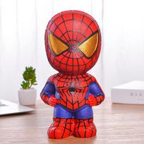 Superherojus Taupyklė Saugus Taupantis Monetų Dėžutė Butelis Taupyklė Popieriniams Pinigams Bankas Vaikui Spiderman red
