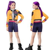 Rumi Cosplay Kostiumai Helovinas Anime Demono Medžiotojai Zoey Mira Uniformos Spausdinimas Scenos Dainininkės Šokio Drabužių Rinkinys 110