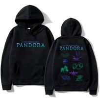 Pandora Avataro gobtuvai Avataras Pandora pasaulis Megztiniai Avataro dovanos moterims vyrams Marškinėliai Harajuku Estetiški drabužiai XS juoda