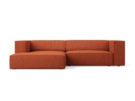 Minkštas kampas Cosmopolitan Design Arendal 3, oranžinis