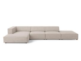 Minkštas kampas Cosmopolitan Design Arendal 5, smėlio spalvos