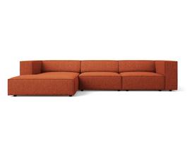 Minkštas kampas Cosmopolitan Design Arendal 4, oranžinis