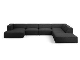Minkštas kampas Cosmopolitan Design Arendal, juodas