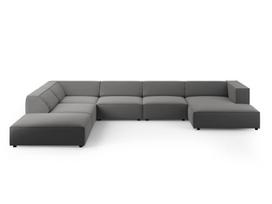 Minkštas kampas Cosmopolitan Design Arendal, pilkas