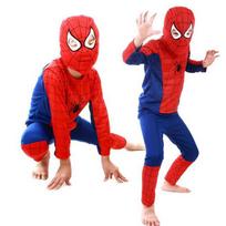 Vaikams Berniukams Marškinėliai Kelnės Superherojų Kostiumas Helovino Cosplay Rinkinys Spiderman S#1
