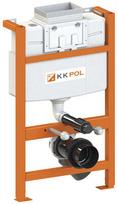 KK-POL PROFESSIONAL paslėptas tualeto stovas, 835–1005 mm / 51 cm, žemas montavimas