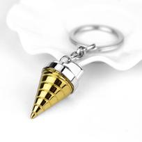 Anime Core Drill Pendant Necklace Keychain Set Gurren Lagann Inspired Jewelry for Fans