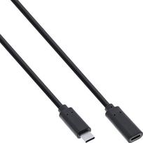 Inline Usb 3.2 C tipo prailgintuvas, 0,5m, juodas