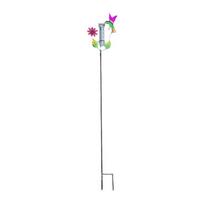 Premium Metal Rain Measurement Instrument Showcasing A Pretty Bird Figure Perfect For Outside districts And Adornment 1