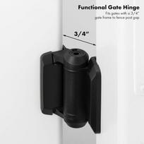 2Pcs Heavy Duty Gate Hinges With Safety Caps Adjustable Tension Narrow Spring Hinges Hardware Easy to Installation A0KF China Mainland