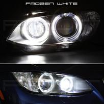 2vnt LED Angel Eyes Marker Automobilinių žibintų lemputės Tinka E39 E53 E60 E61 E63 E64 E65 E66 E87 525i 530i xi 545i M5 balta
