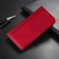 Magnetinis dėklas, skirtas Samsung Galaxy A12 Cover Matinis odinis piniginės atverčiamas dėklas, skirtas Samsung A12 5G telefono dėklai, skirtas Samsung A 12 Cover Fundas Coque Samsung Galaxy A12 5G raudona
