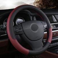 Universalus automobilio vairo dangtis, apsaugantis nuo slydimo automatinio vairo dangčio, odinis apsauginis dangtelis violetinė