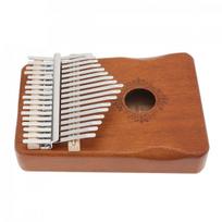 17 klavišų Kalimba nykščio pianinas su rankos apsauga Mbira ruda