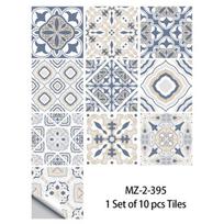 10 vnt Europos retro plytelių lipdukas virtuvėje Backsplash, alyvai atsparus vonios kambario sienų lipdukas Lipnusis kietųjų kristalų tapetai 15cmX15cmX10pcs