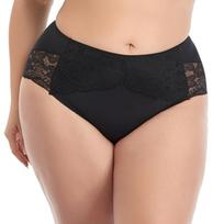 Moteriškos kelnaitės Didelio dydžio apatinis trikotažas Itin ploni nėriniai apatinis trikotažas Seksualūs kelnaitės apatinės kelnės 0Xl-5Xl 2XL balta
