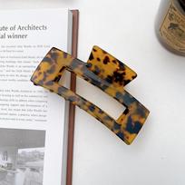 Madinga plaukų segtukas moterims Akriliniai galvos apdangalai Mieli plaukų nagai Elegantiški plaukų aksesuarai Merginoms korėjietiško stiliaus 2023 m. 10.5cmx5.7cm kava