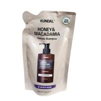KUNDAL Honey&Macadamia Nature šampūno papildymo pakuotė 400ml White Musk 400ml
