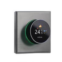 „WiFi Smart Thermostat“ spalvoto ekrano sukamasis šildymo termostatas su foninio apšvietimo temperatūros jutikliu Boiler pilka