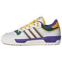 adidas Rivalry Low 86 Utah Jazz vyriški sportbačiai „White Crystal White Energy Ink IF8180“ 45⅓