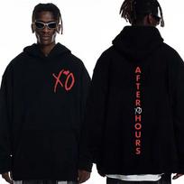 Dainininkės „The Weeknd“ albumas, dvipusis spausdintas megztinis, vyriškas, moteriškas, mados hiphopo megztinis su gobtuvu Street Trend laisvi megztiniai XXL
