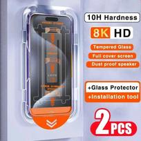 Be dulkių, burbuliukų, montuojamas Anti-Spy grūdintas stiklas, skirtas iPhone 15 14 13 12 11 Pro Max Mini SE XS XR X Max 15 Plus ekrano apsauga iphone 11 gryna