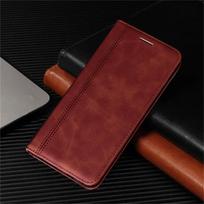 Knygos odinis atverčiamas piniginės telefono dėklas, skirtas iPhone 15 14 13 12 11 Pro Max X XR XS Max 7 8 15 Plus smūgiams atsparus minkštas dangtelis For iPhone 12 ruda