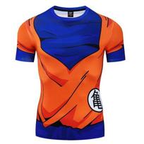 3D „Goku“ marškinėliai Vyriški vasaros fitneso viršūnės Kikbokso marškinėliai „Bjj Gym Rashguard Mma Boxing Goku“ marškinėliai Vyriški megztiniai „Muay Thai“ XS