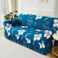 Elastingas sofos užvalkalas svetainei, spausdintas sofos užvalkalas L formos sofos baldų apsauginis dangtelis miegamojo namų dekoro sofos užvalkalas Small(90-140cm)1PC