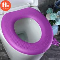 Nešiojama EVA tualeto sėdynė, atspari vandeniui ir šilta visus sezonus universali tualeto sėdynė, plaunama ir nuimamas buitinio tualeto užvalkalas 38*40cm