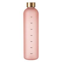 1 l vandens butelis su laiko žymekliu 32 OZ Fitness Sports Outdoor Travel Nešiojami nepralaidūs gėrimų indai BPA be matinių gėrimų buteliai