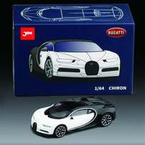 1/64 mastelio Bugatti Chiron metalinis modelis Žaislai Superautomobilis Automobilis Berniukams Edukacinė Kolekcija Dovanos 1/64-Size:7.3*3.3*1.7cm juoda/balta