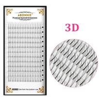 3D/4D/5D/6D Paruošti Volume Blakstienų Kekiukai Ilgu Koteliu D Linkio Blakstienos Rusiško Volume Blakstienų Priauginimo Reikmenys C&0.07mm&8mm