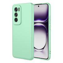 Lankstus skysto silikono TPU dėklas OPPO Reno 12 Pro 5G Reno 11 11F 12F FS Reno10 Pro Plus Apsauginis dėklas Minkštas visiškos apsaugos dėklas OPPO Reno 12 5G šviesiai žalios spalvos