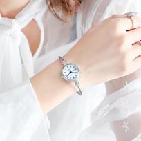 Maža auksinė apyrankė-bangle, prabangus laikrodis, nerūdijančio plieno, retro stiliaus, moteriškas kvarcinis riešo laikrodis, madingas, kasdienis, plona grandinėlė, laikrodžiai
