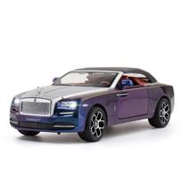 1/24 Rolls Royce Dawn Spofec Alloy Car Diecasts & Toy Vehicles Car Model Sound and Light Pull Back Car Toys for Kids Gifts violetinė