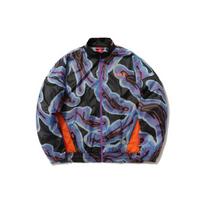 Li Ning Logo Sports Fashion Series All Over Print Loose Fit Logo Sports Stand Collar Jacket Men Jackets Purple AFDR295-1 L