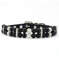 Perlų naminių gyvūnų apykaklė Dirbtiniai perlai Cirkonio šunų apykaklė Katės vėriniui Vestuvių vakarėliui Mėlyna Žalia Collar XS1.5 X 27CM