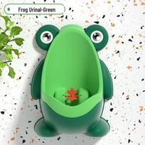 Nešiojamas berniukų pisuaras: Specialus vaikiškas tualeto kibiras Frog Urinal (305g) žalia