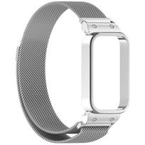 Dirželis „Mi Band 9 Active“ apyrankės apyrankė „Redmi band 3“ nerūdijančio plieno metalo laikrodžio apyrankei sidabras