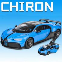 Nauja 1:18 Bugatti Super sportinių automobilių lydinio modelio Automobilio žaislas, liejamas metalo liejimo garsas ir lengvas automobilio žaislas vaikams berniukų dovanų kolekcijos papuošalai mėlyna