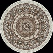 Amerikietiškas bohemiškas apskritas kilimas Svetainės sofa Kavos staliukas Darbo kambarys Miegamojo Nakties kilimėlis Kabantis Krepšelis Supamosios kėdės kilimėlis Diameter 80cm
