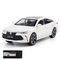 1/24 TOYOTA Avalon Žaislinis automobilis Vaikams Metalinis Diecast Modelis Miniatiūra Garsas Šviesa Durys Atidaromos Kolekcija Dovana Vaikams balta