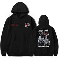 Naujienos Vyriški Moteriški Džemperiai Stray Kids Džemperiai Gatvės drabužiai Harajuku Kasdieniai Kpop Spausdinti Džemperiai su gobtuvu XS juoda