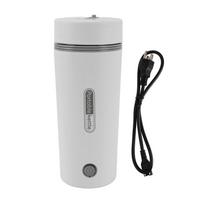 Kelioninis elektrinis virdulys 300W 350ml Nerūdijančio plieno Automatinis izoliavimas Nešiojamas Mini Karšto vandens balta
