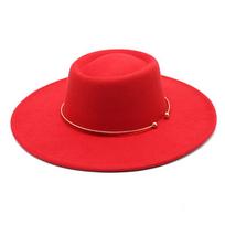 2024 Fedora Skrybėlė Vyrams Moterims Zomšos Imitacija Vilnonė Žieminė Veltinė Skrybėlė Mada Juoda Viršutinė Džiazo Skrybėlė Fedoros Chapeau Sombrero Mujer 54-58cm raudona